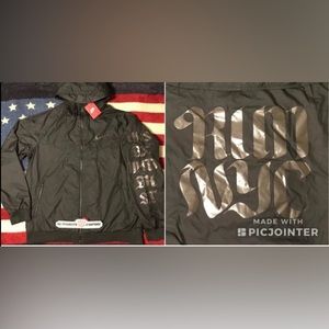 Vintage NIKE AIR TECH ROSTARR RUN NYC Windrunner Jacket XL max Lab Union Sb Kb x